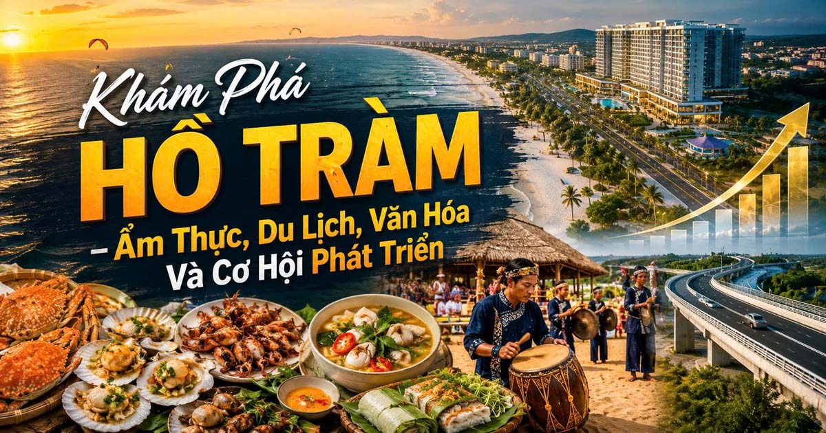 Khám Phá Hồ Tràm  – Ẩm Thực, Du Lịch, Văn Hóa Và Cơ Hội Phát Triển
